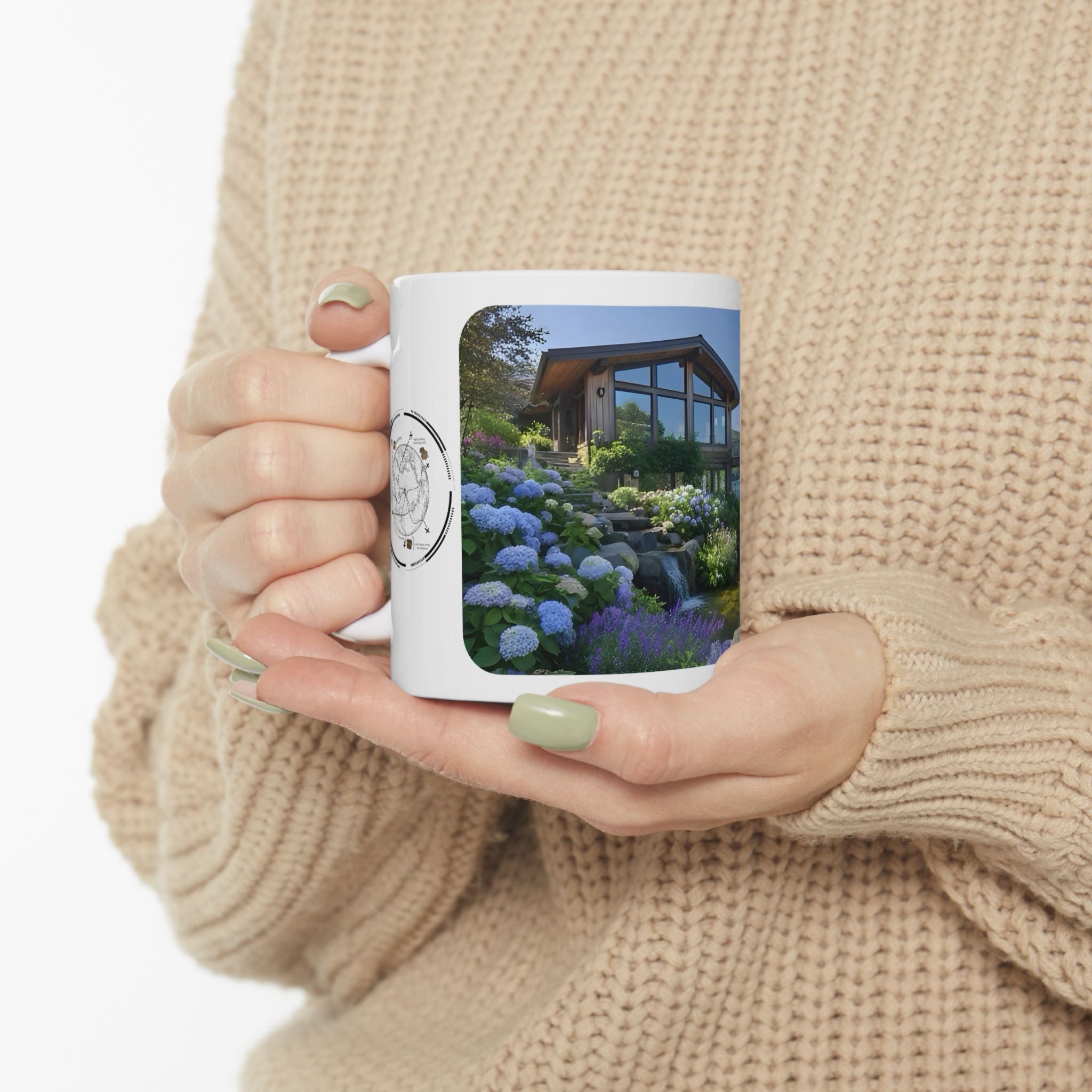 Cozy Architecture & Dreamy Landscapes #8 White Ceramic Mug – Homes Home Sweet Home Cup (11oz/15oz)