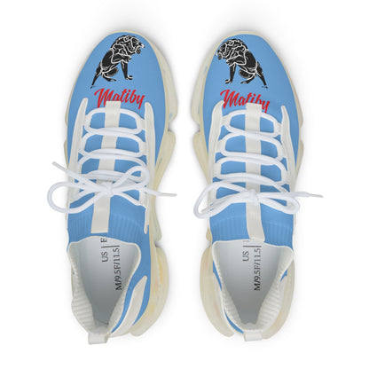 Men's Light Blue Mesh Sneakers