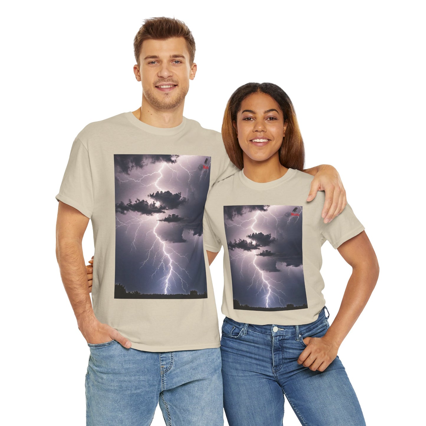 Lightning Style Unisex Heavy Cotton Tee