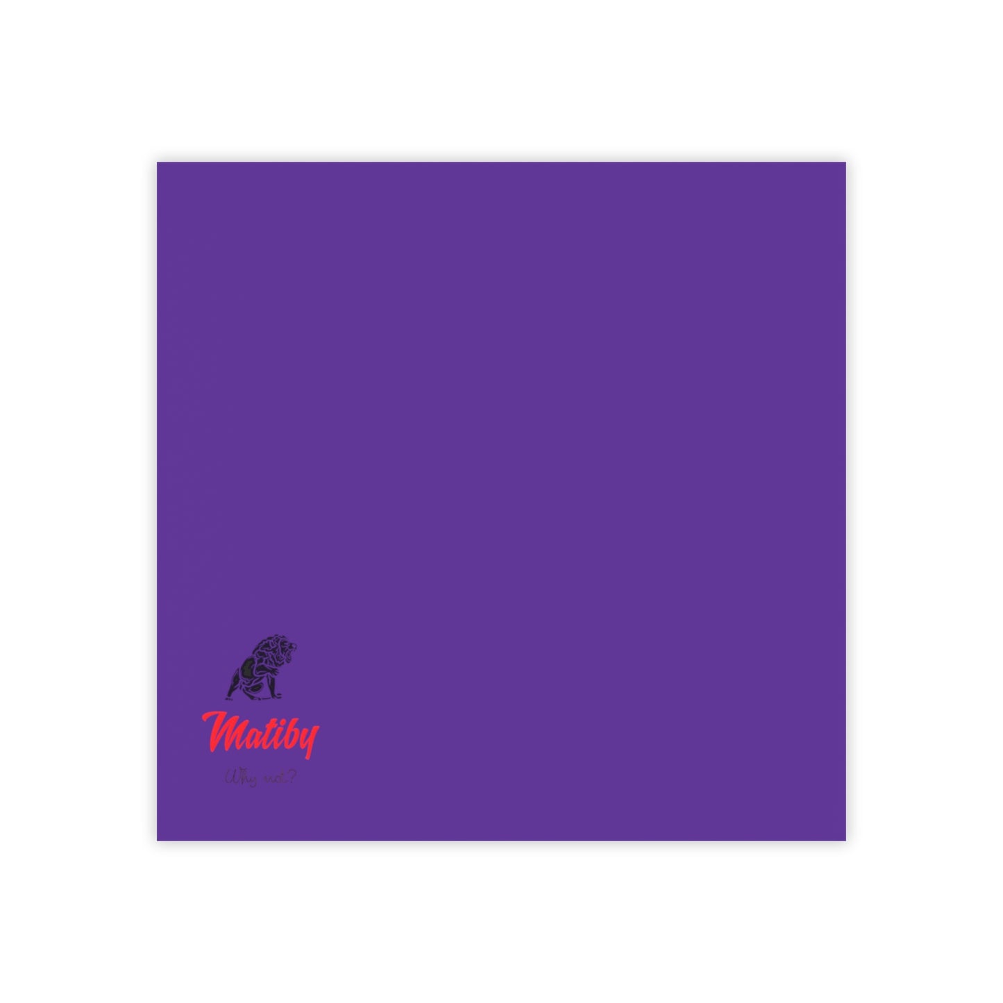 Matiby Post-it® Note Pads Purple