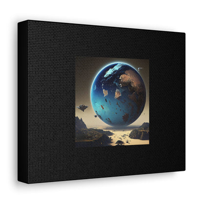 Matiby Worlds Black Canvas Gallery Wraps