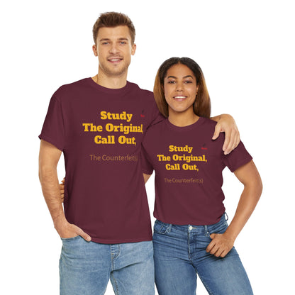 Study The Original Unisex Heavy Cotton Tee