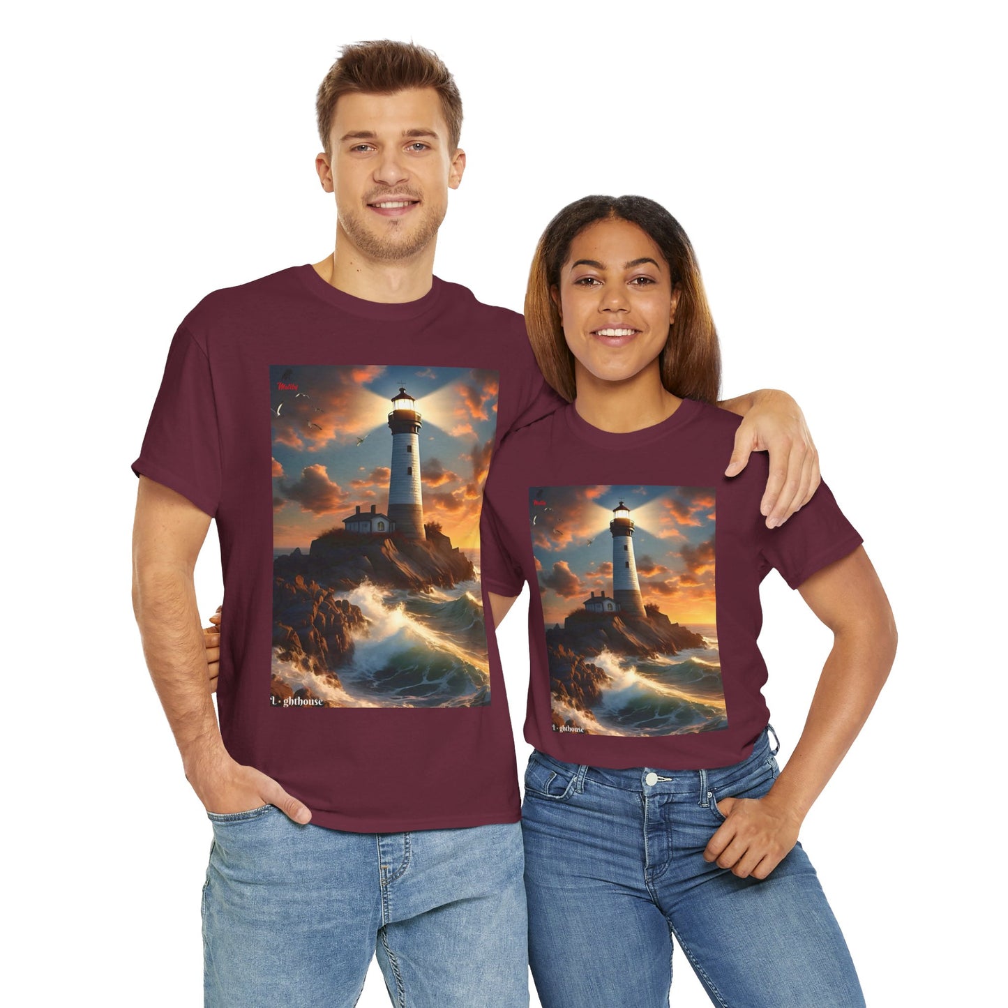 Lighthouse Unisex Heavy Cotton Tee