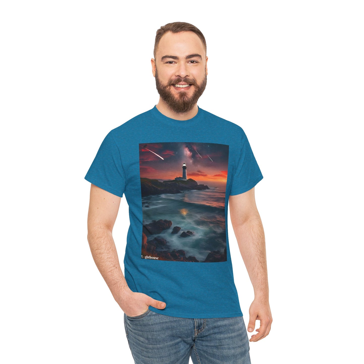 Lighthouse Unisex Heavy Cotton Tee