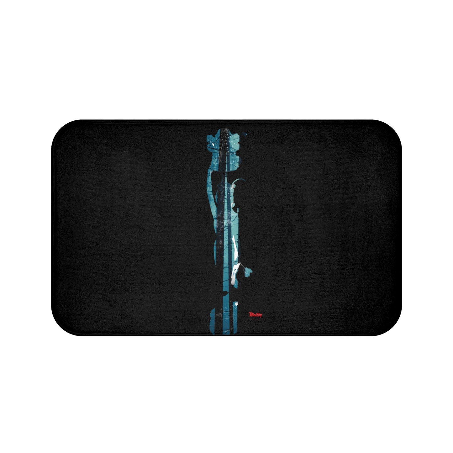 Vol-Subs Black Bath Mat