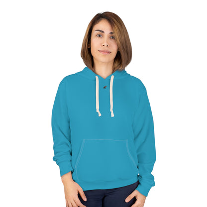 Matiby Turquoise Unisex Pullover Hoodie (AOP)