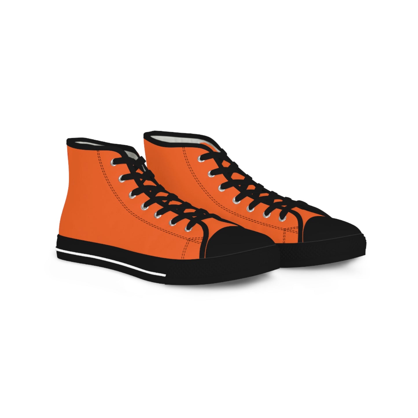 Men's Orange High Top Sneakers