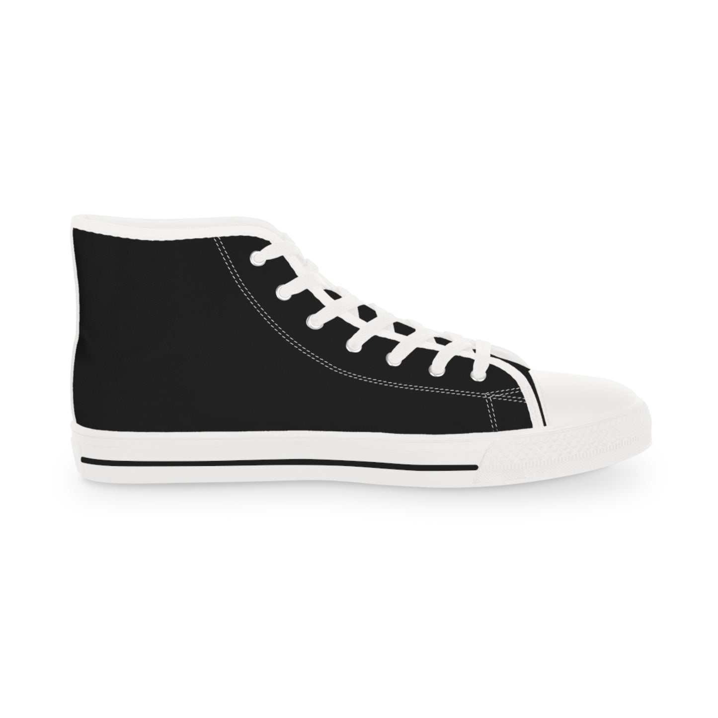 Men's "Midnight" Black High Top Sneakers