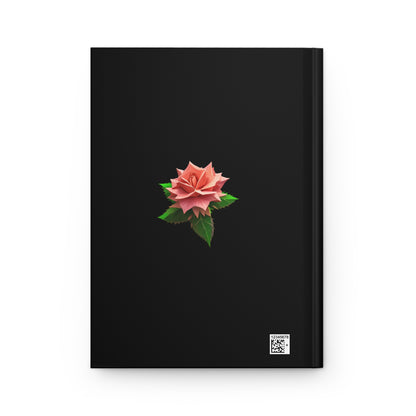 Thorn Rose Hardcover Journal Matte Black