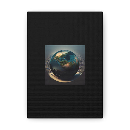 Matiby Worlds Black Canvas Gallery Wraps