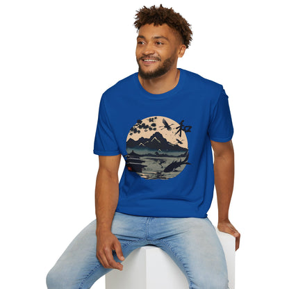 Japanese Landscape Unisex Softstyle T-Shirt