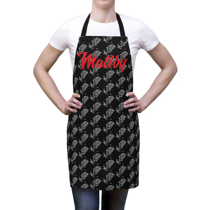 Matiby Lion Black Apron (AOP)