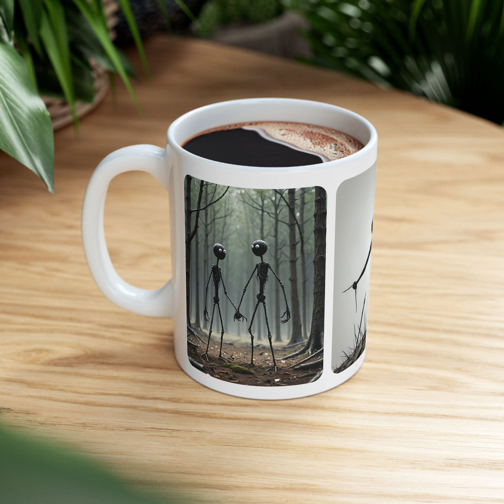 The Stick-To-It Species #6 White Ceramic Mug – Anatomy of Optimism Cup 11oz/15oz