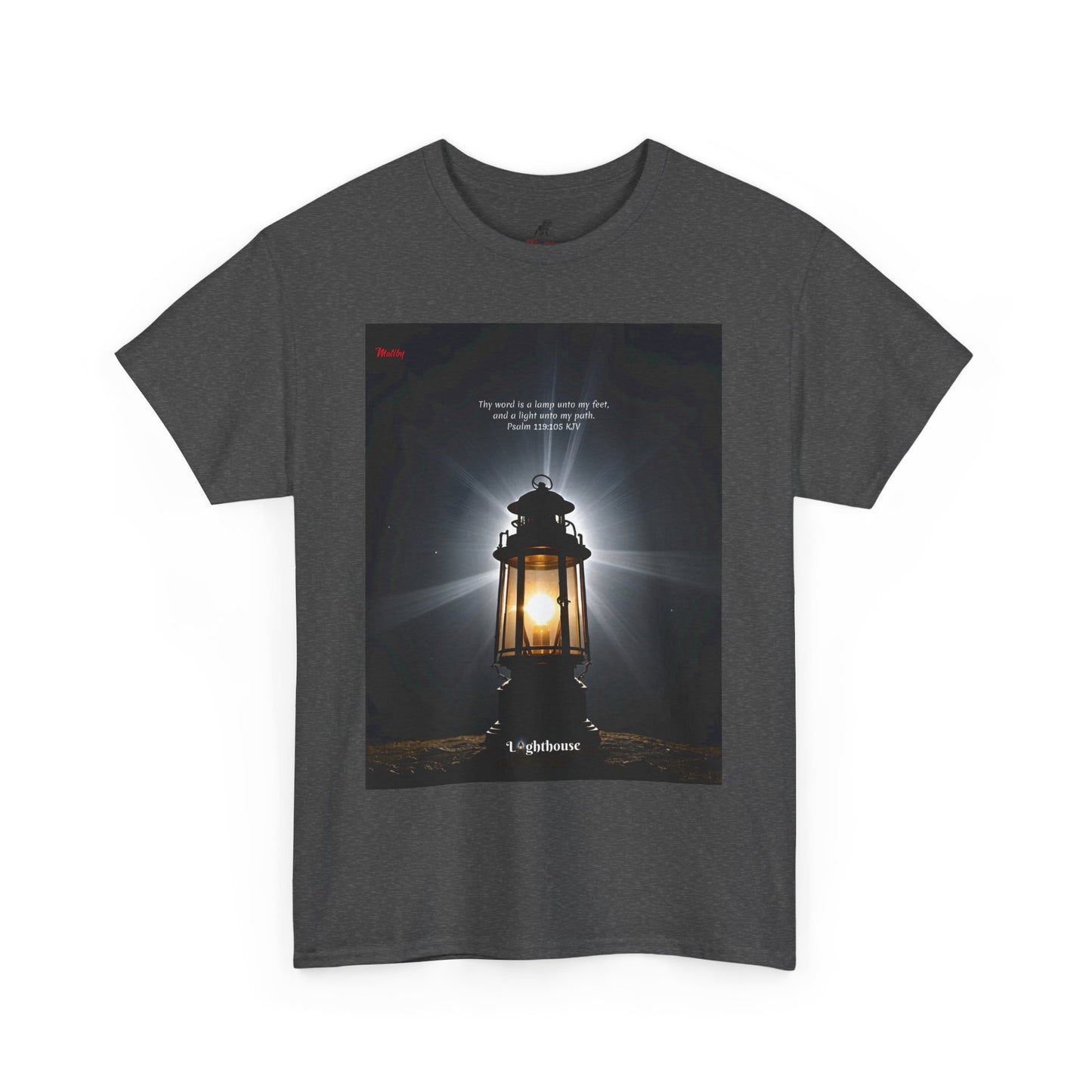 Lighthouse Psalm 119 Unisex Heavy Cotton Tee