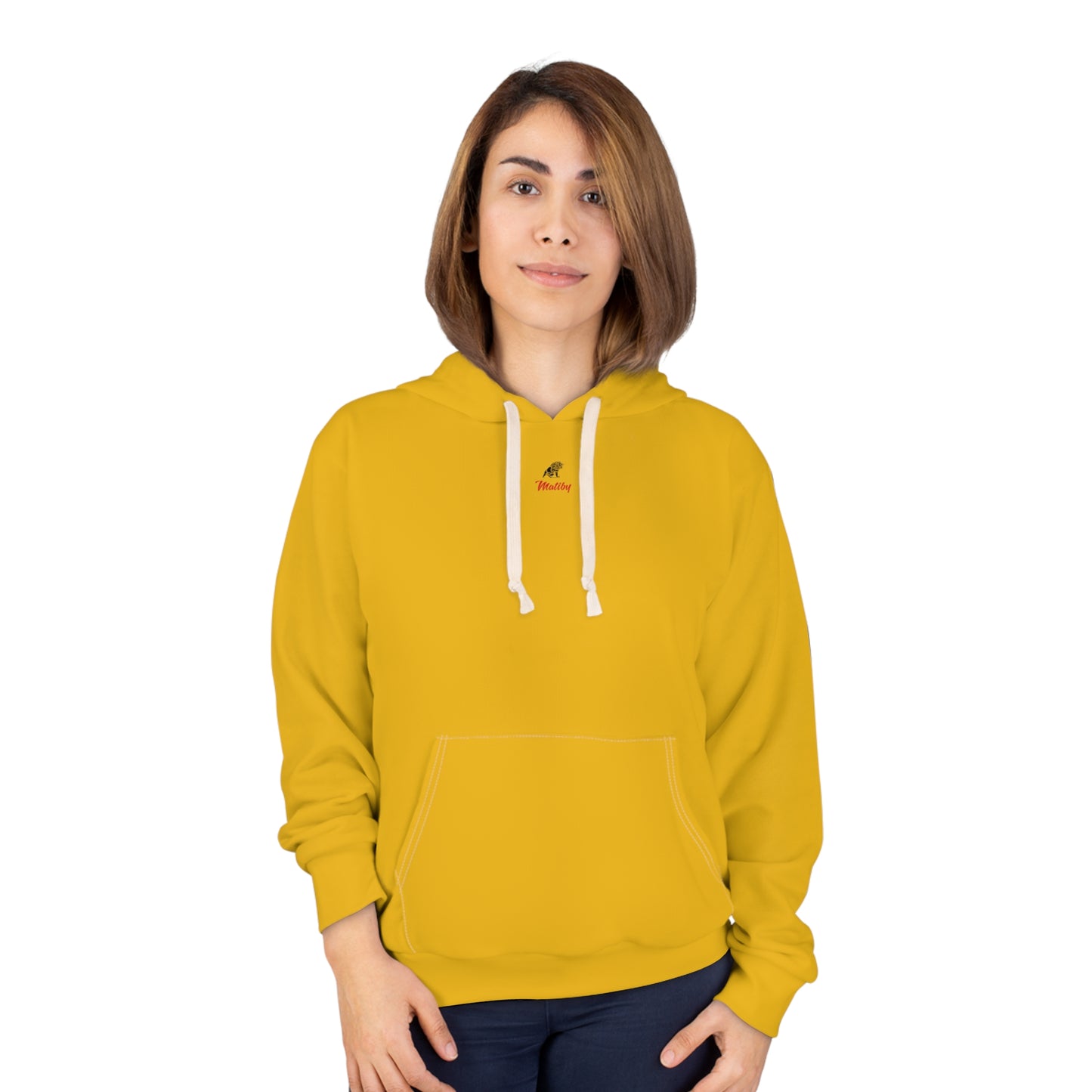 Yellow Unisex Pullover Hoodie (AOP)