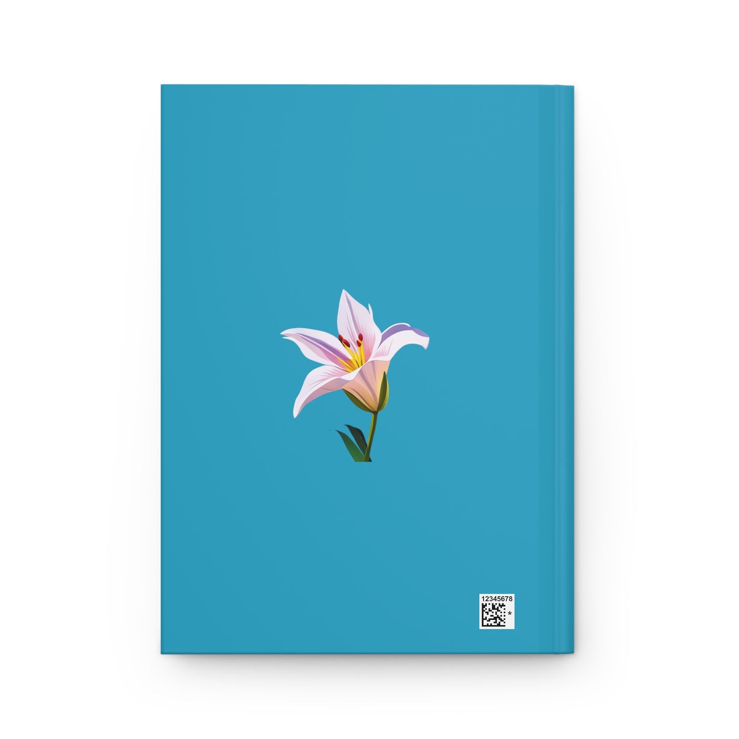 Lily Hardcover Journal Matte Turquoise