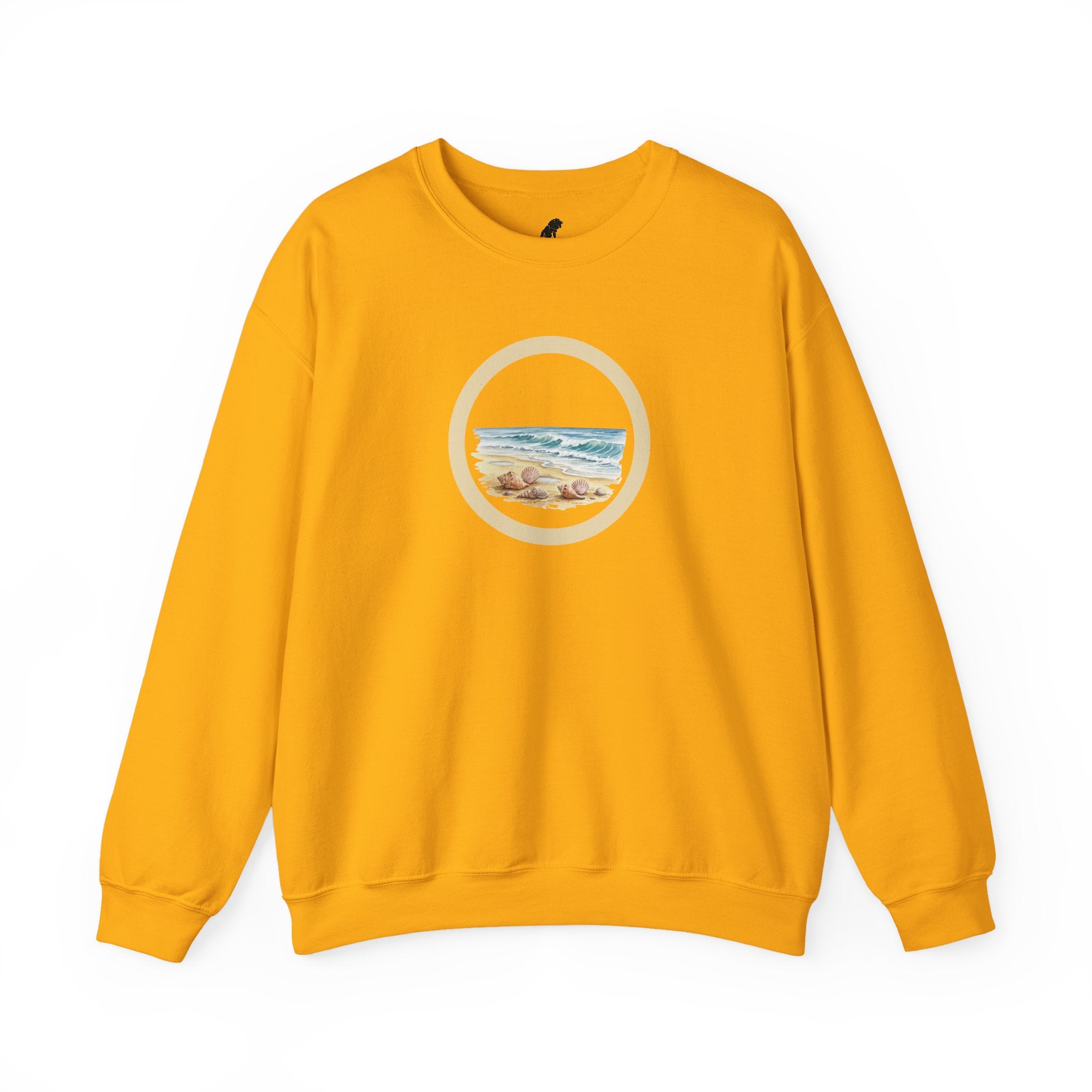 Beach Circle Crewneck Sweatshirt — Coastal Sunset Sweater