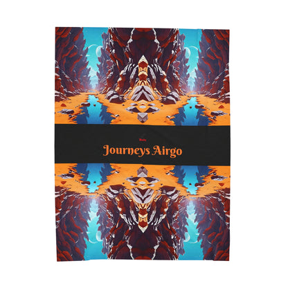 Journeys Airgo Velveteen Plush Blanket