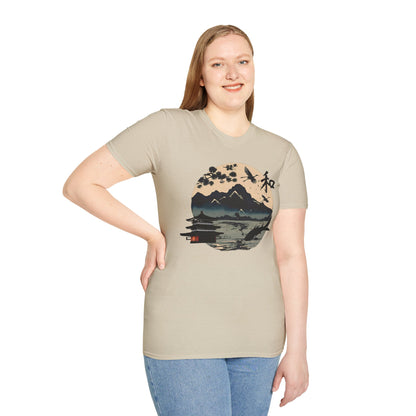 Japanese Landscape Unisex Softstyle T-Shirt