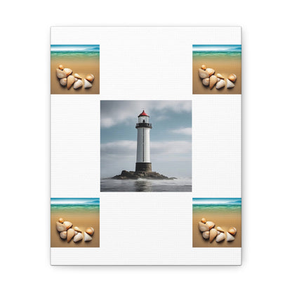 Lighthouse White Canvas Gallery Wraps