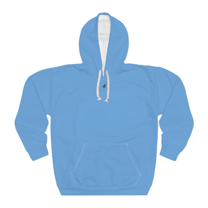 Blue Unisex Pullover Hoodie (AOP)