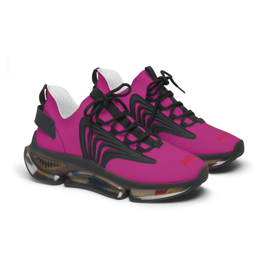 Women's Pink Mesh Sneakers