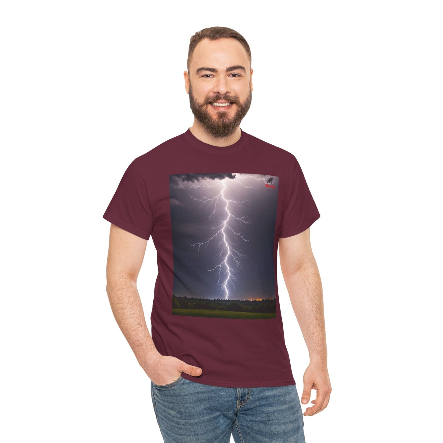 Lightning Style Unisex Heavy Cotton Tee