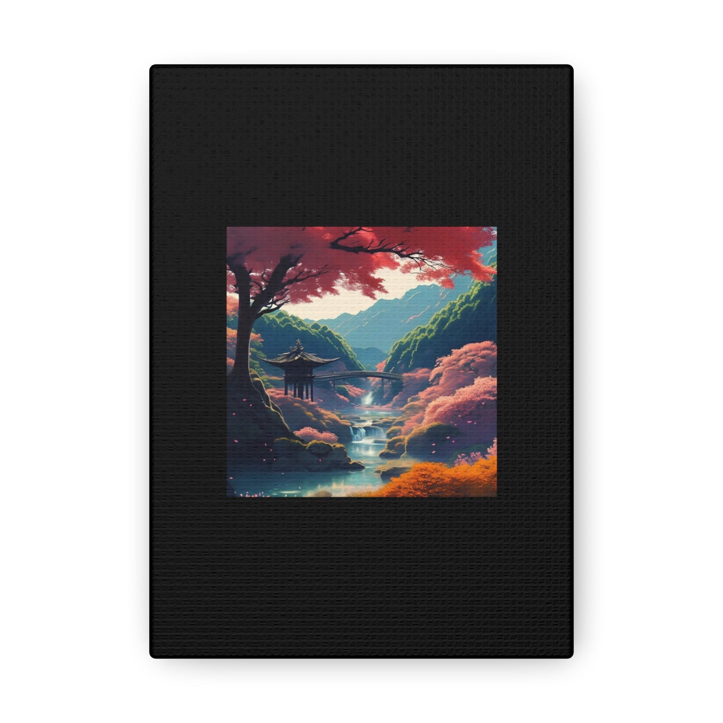 Artzy Scenic Black Canvas Gallery Wraps