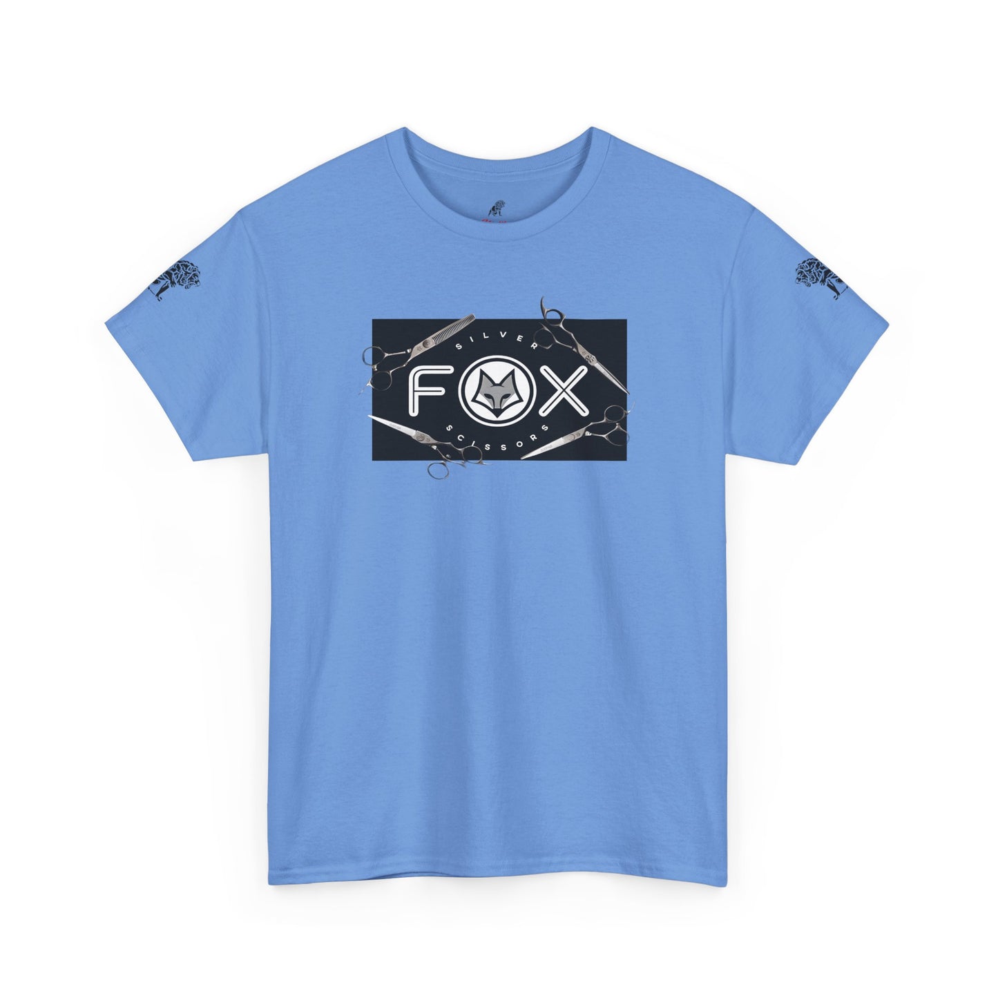 Silver Fox Scissors Unisex Heavy Cotton Tee