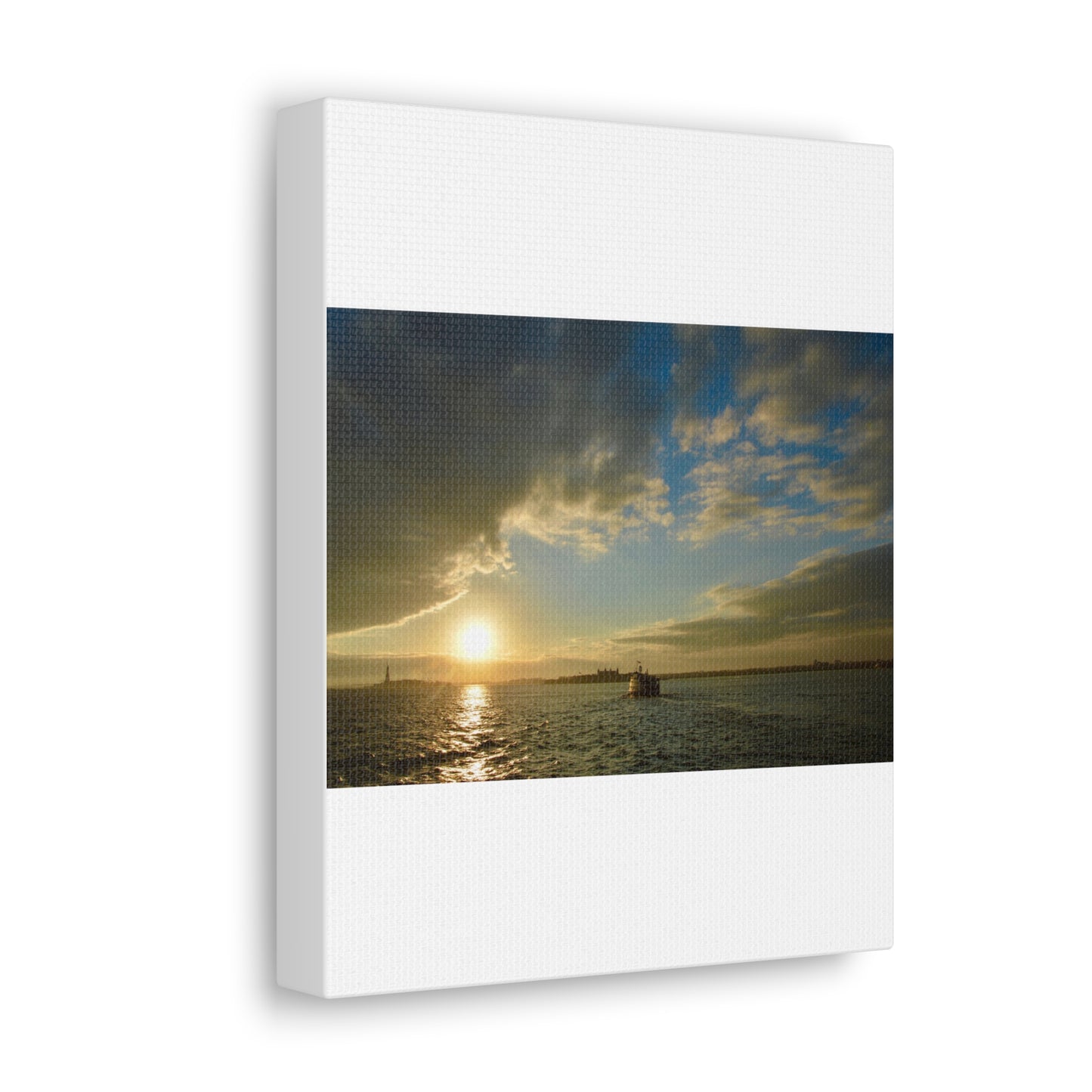 Sunset White Canvas Gallery Wraps