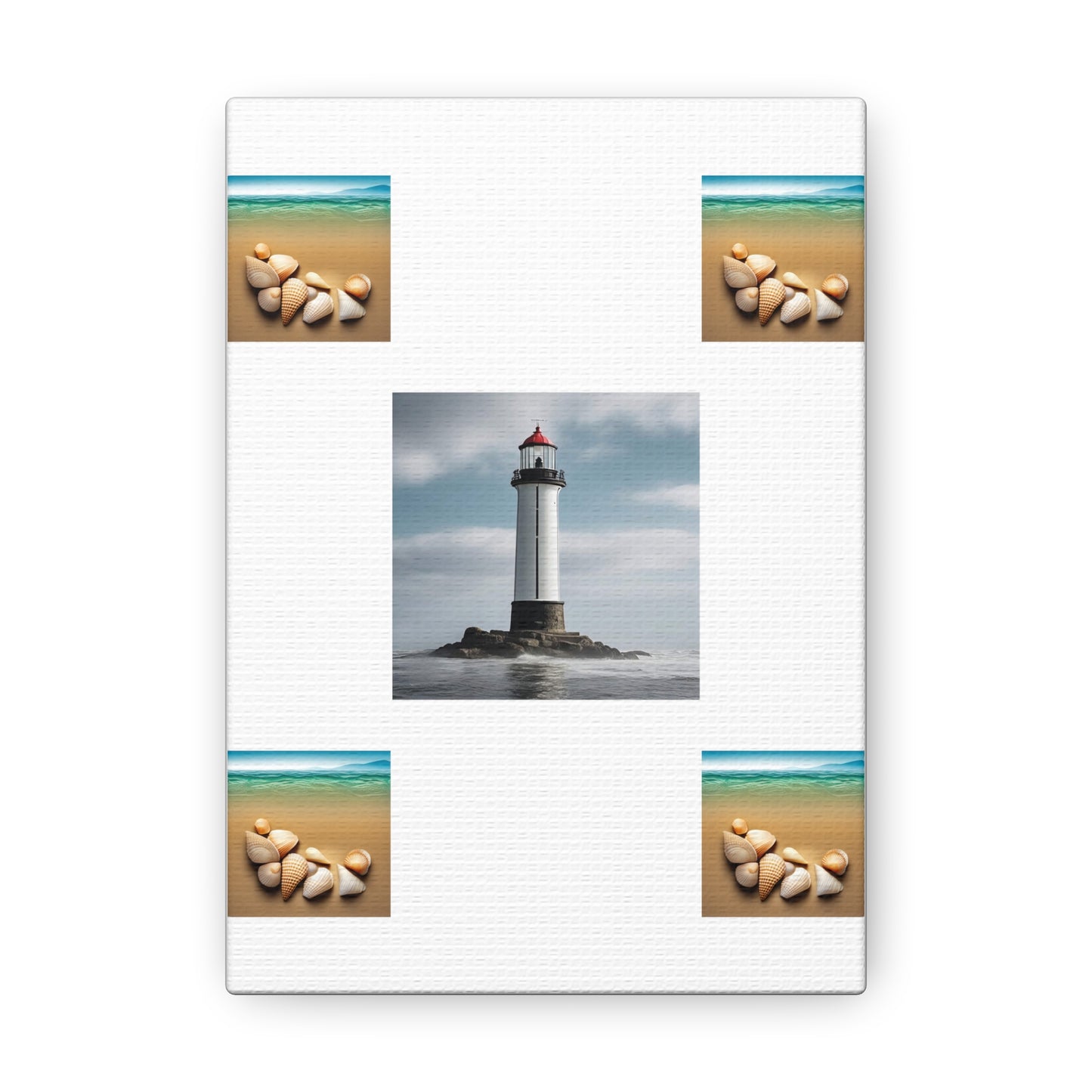 Lighthouse White Canvas Gallery Wraps