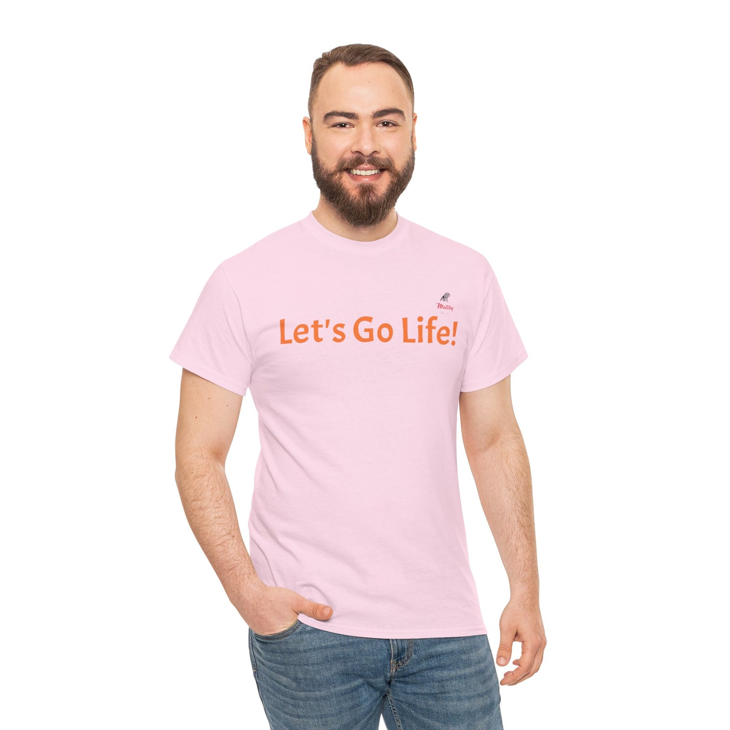 Let's Go Life! Unisex Heavy Cotton Tee