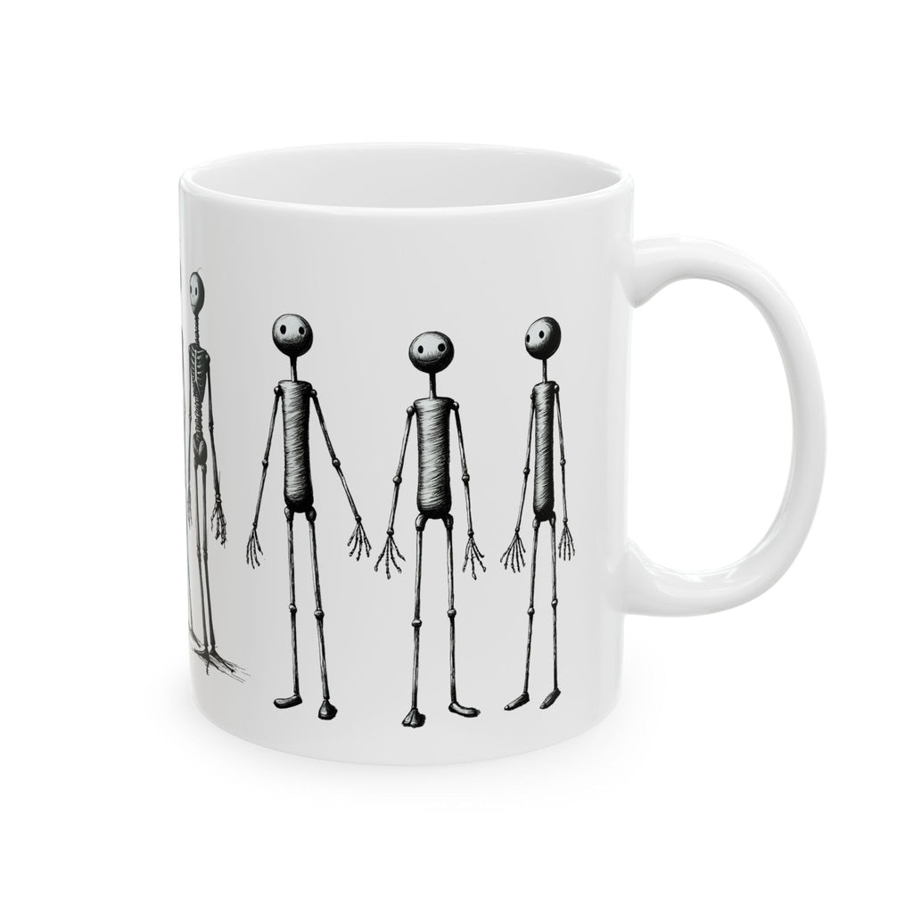 The Stick-To-It Species #17 White Ceramic Mug – Anatomy of Optimism Cup 11oz/15oz