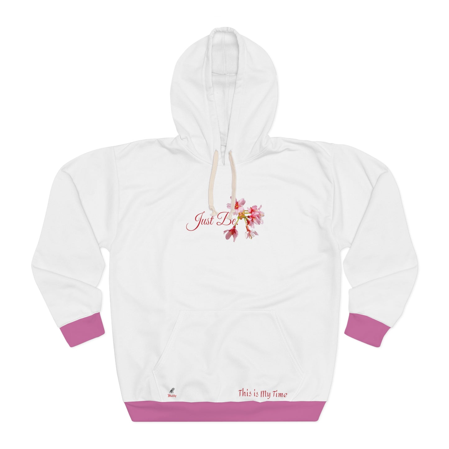 Matiby Just Be Floral Unisex Pullover Hoodie (AOP)