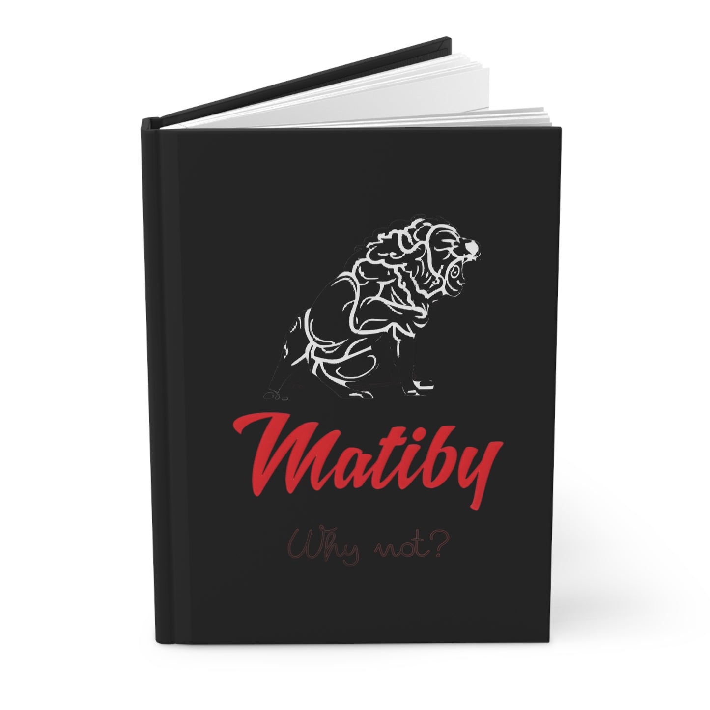 Matiby Hardcover Journal Matte Black