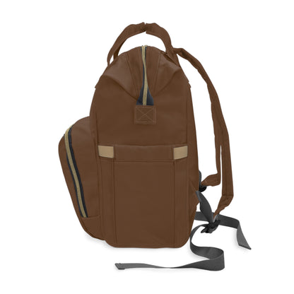 Multifunctional Diaper Backpack Brown