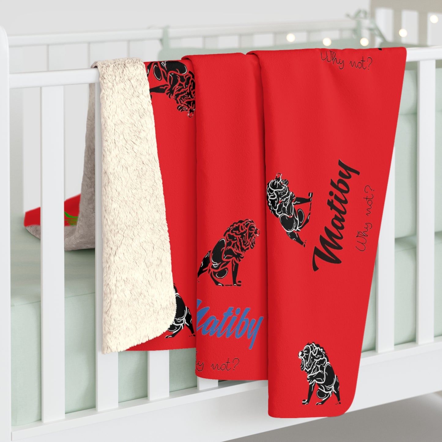 Matiby "Rojo" Sherpa Fleece Blanket