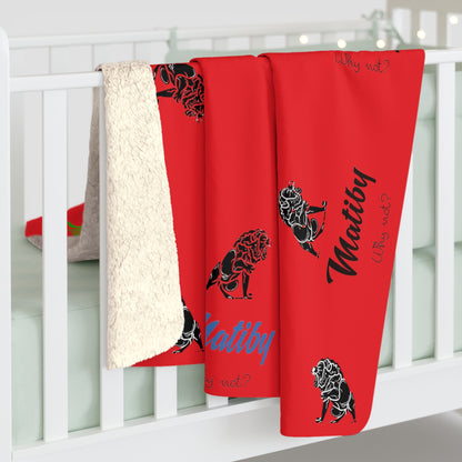 Matiby "Rojo" Sherpa Fleece Blanket