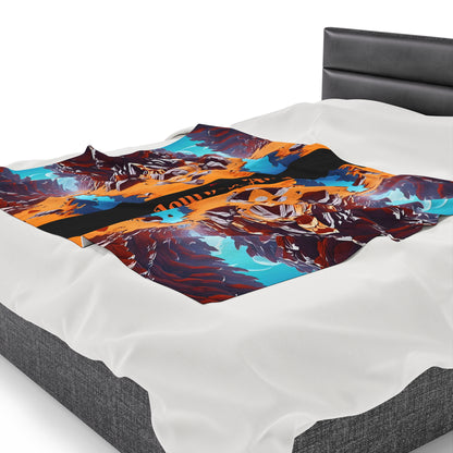 Journeys Airgo Velveteen Plush Blanket