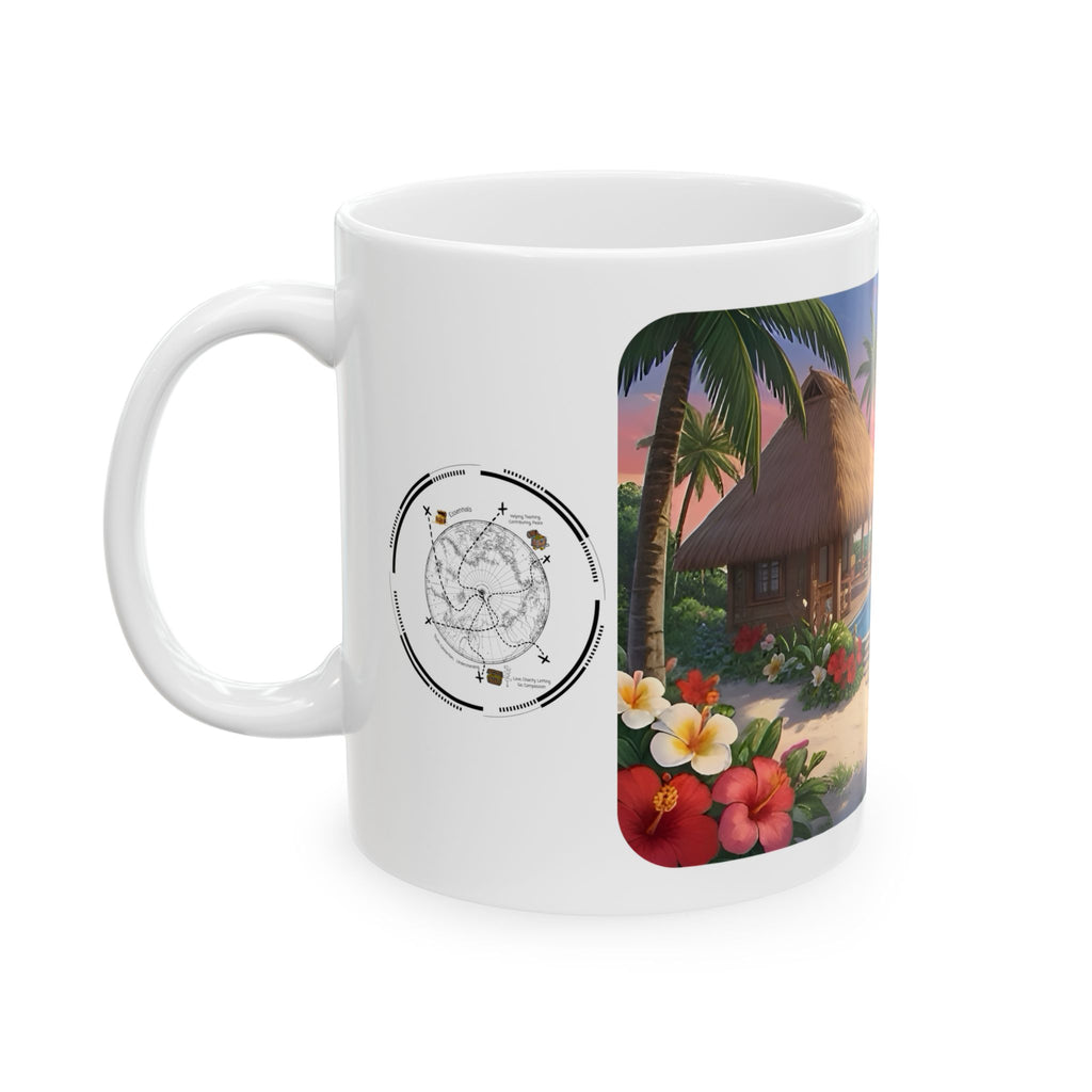 Cozy Architecture & Dreamy Landscapes #41 White Ceramic Mug – Homes Home Sweet Home Cup (11oz/15oz)