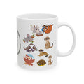 Playful & Cute Pets Decor #6 White Ceramic Mug — Adorable Animals To Brighten Your Day Cup (11oz & 15oz)