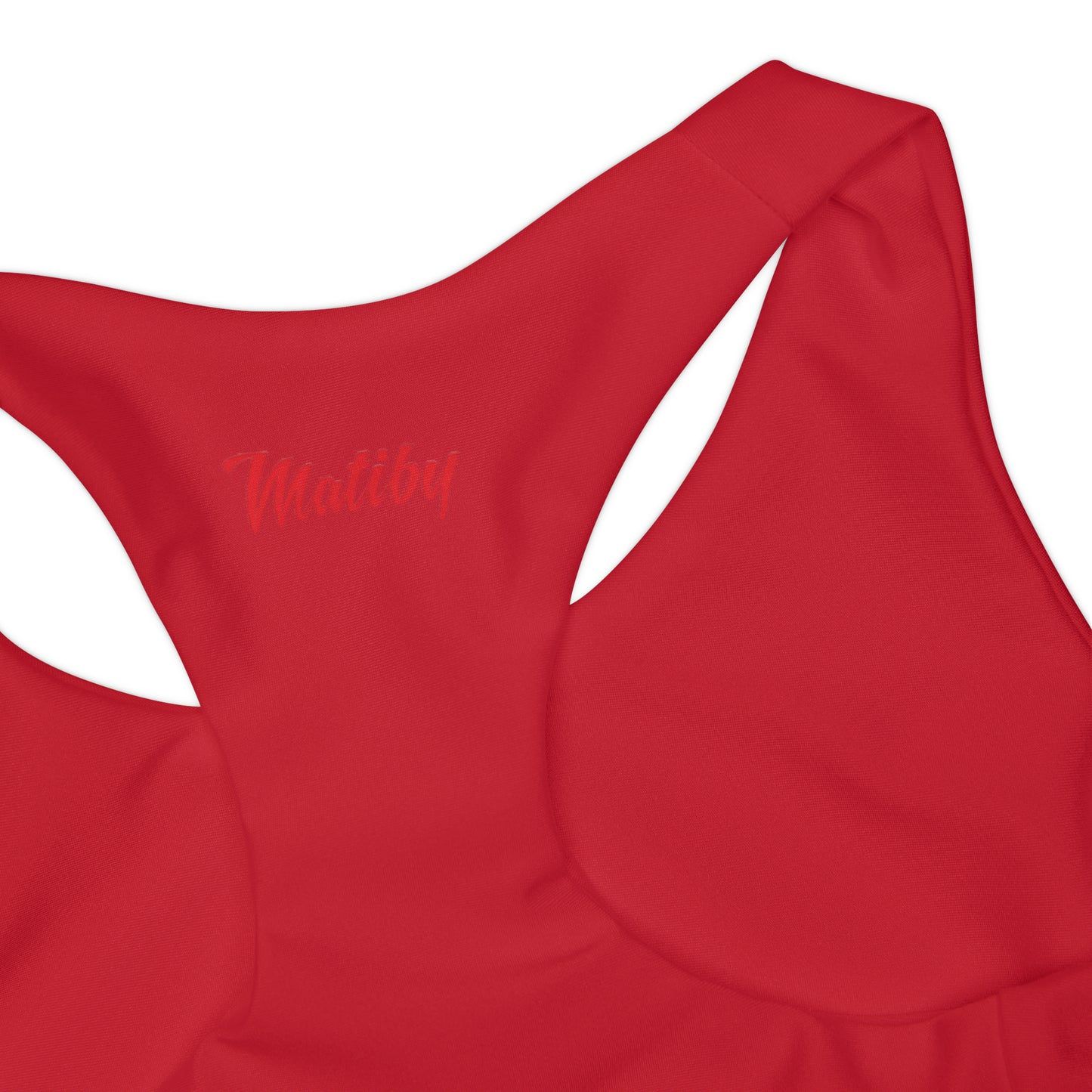 Girl's "Sunny Day" Red Two Piece Swimsuit (AOP)