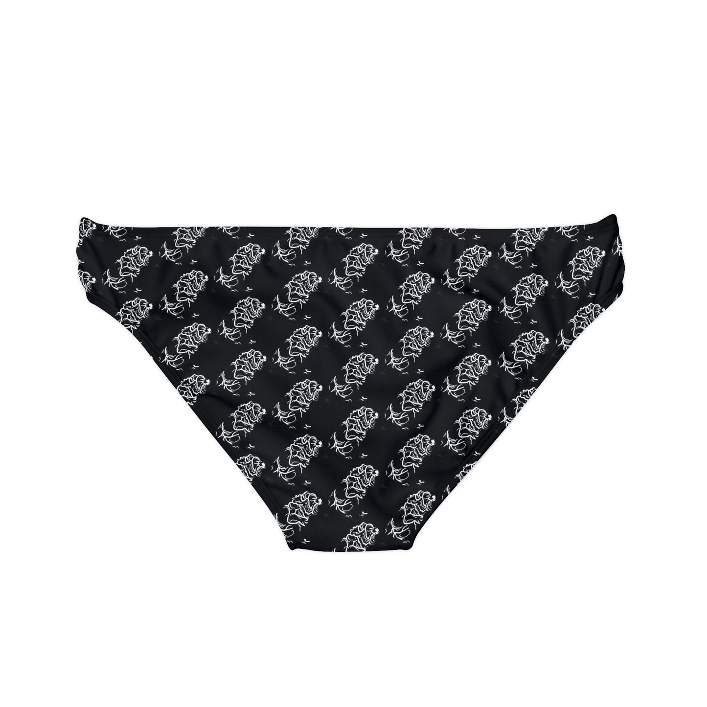 Matiby Lion Loop Tie Side Bikini Bottom (AOP)