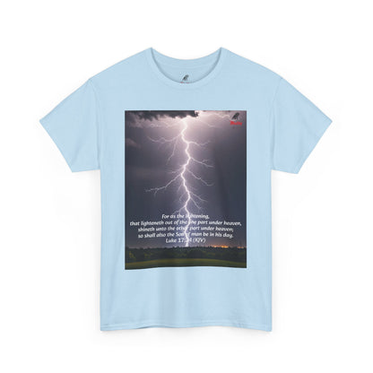 Lightning Style Son of man Unisex Heavy Cotton Tee