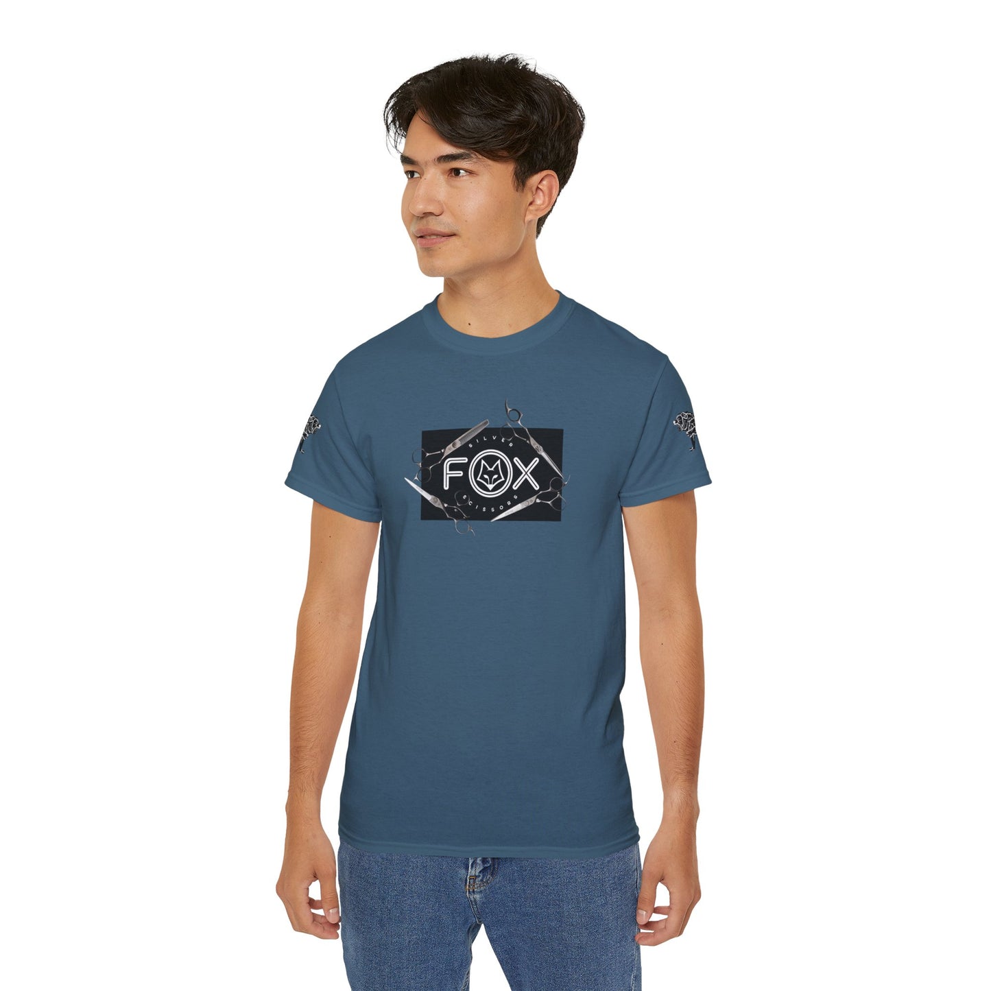 Matiby & Silver Fox Scissors Unisex Ultra Cotton Tee