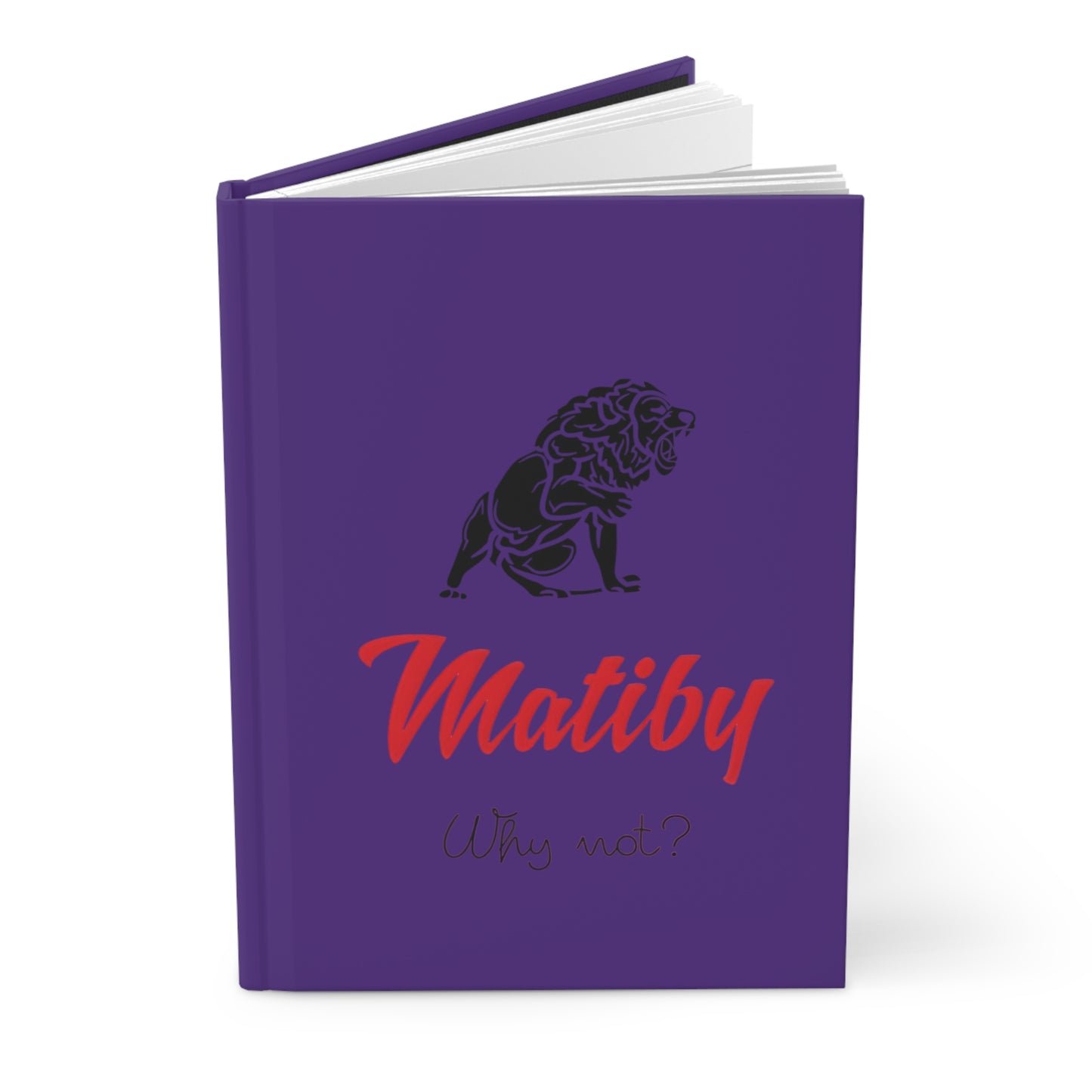 Matiby Hardcover Journal Matte Purple