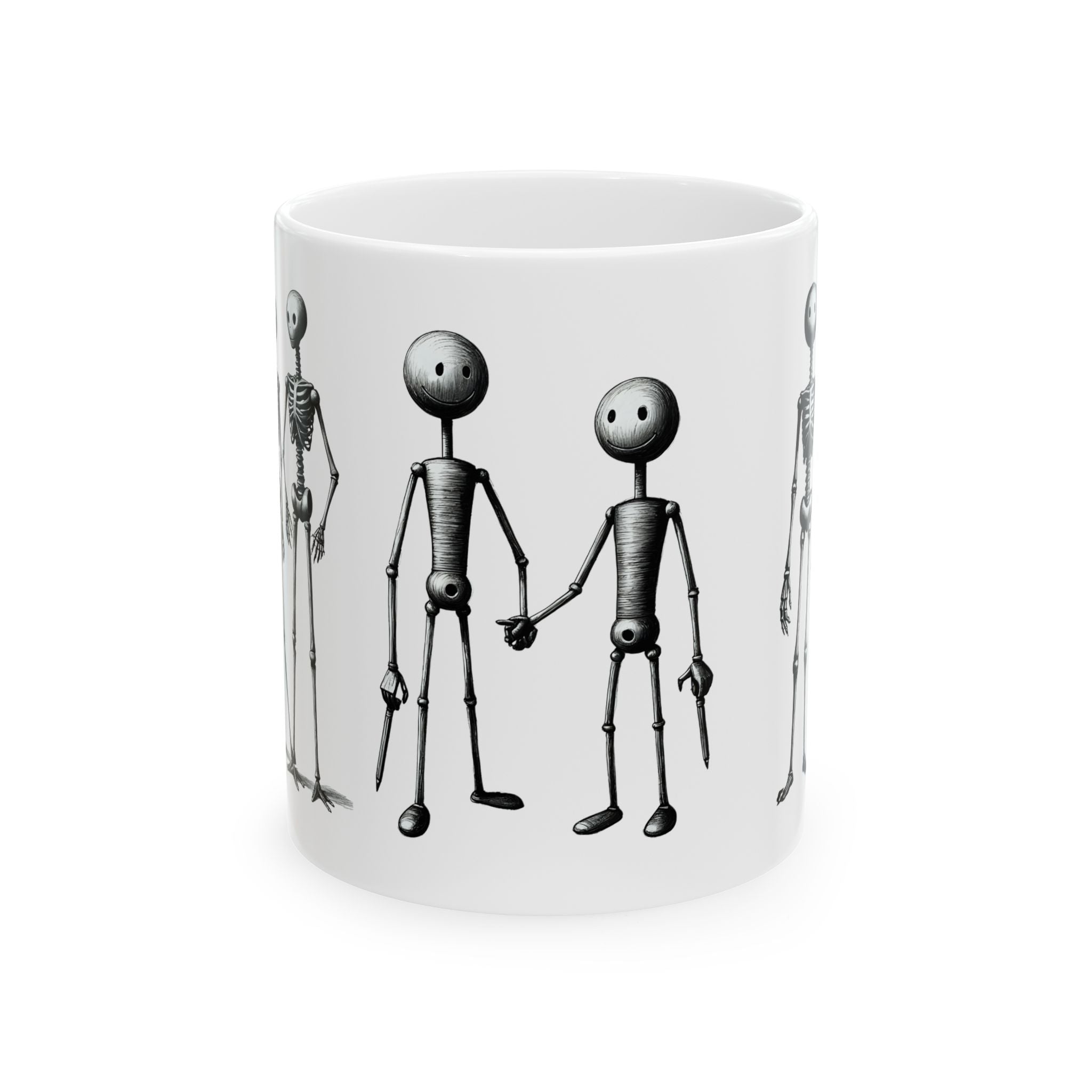 The Stick-To-It Species #16 White Ceramic Mug – Anatomy of Optimism Cup 11oz/15oz