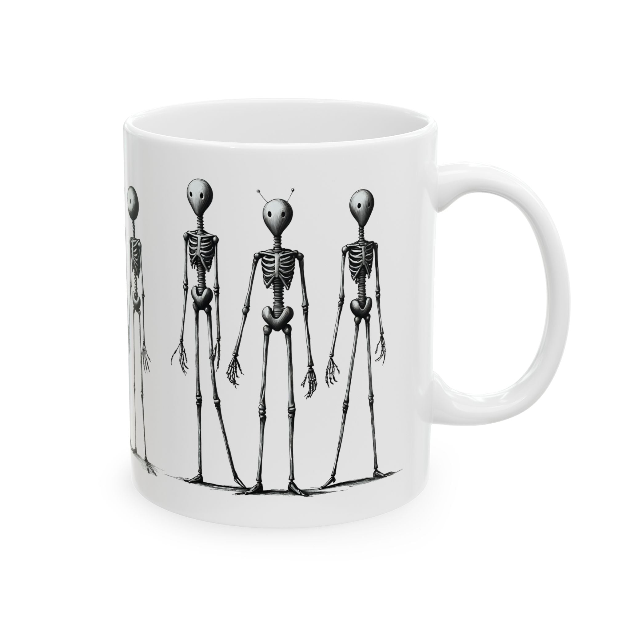 The Stick-To-It Species #19 White Ceramic Mug – Anatomy of Optimism Cup 11oz/15oz