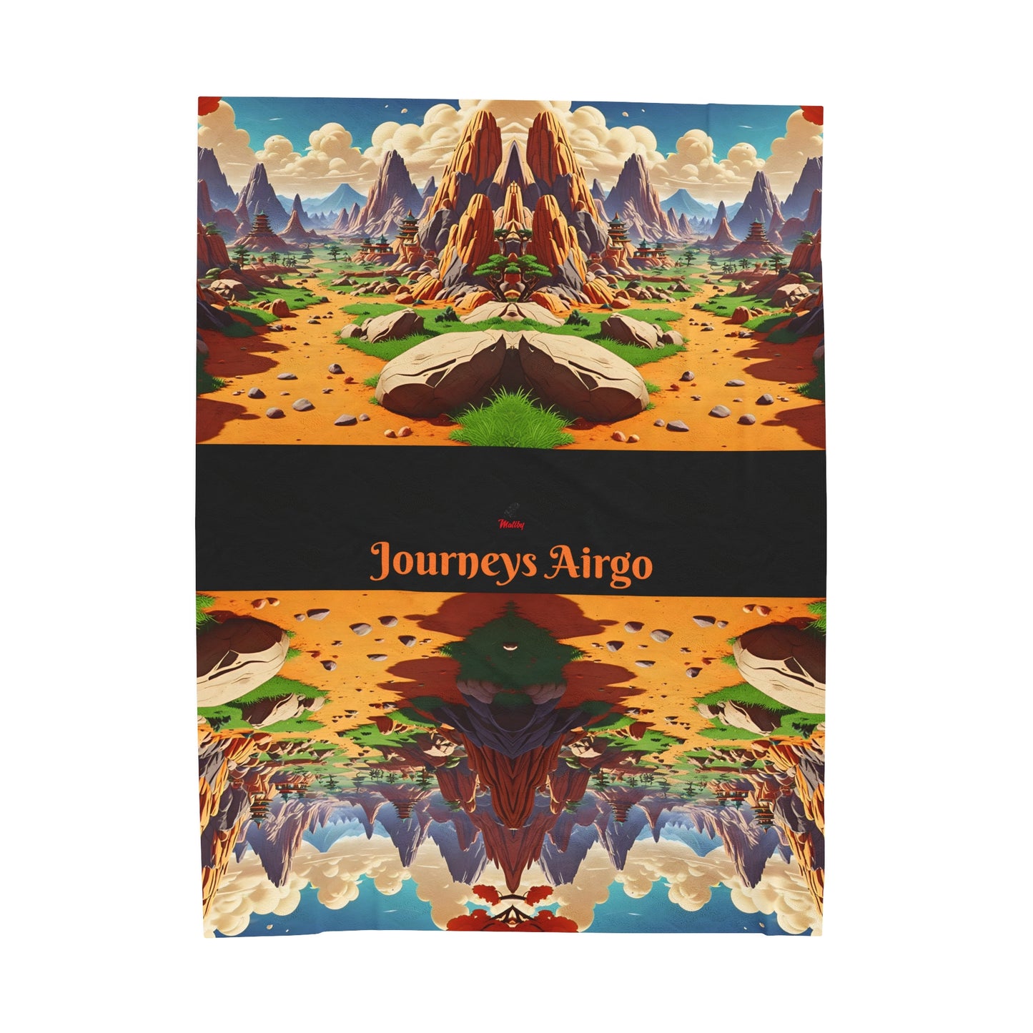 Journeys Airgo Velveteen Plush Blanket