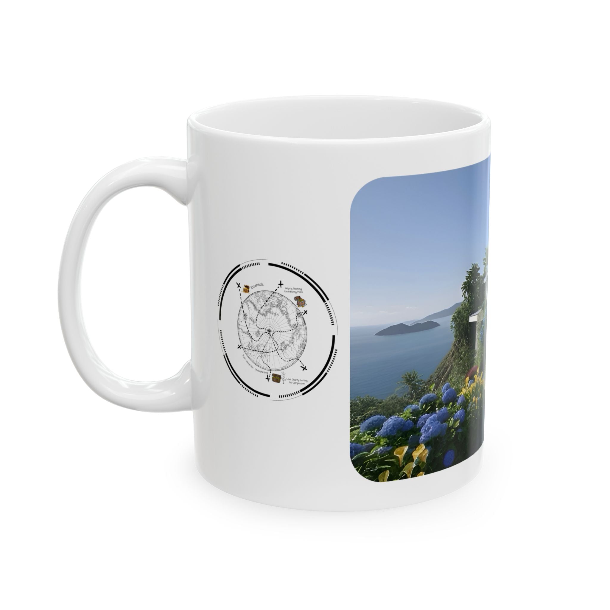 Cozy Architecture & Dreamy Landscapes #26 White Ceramic Mug – Homes Home Sweet Home Cup (11oz/15oz)